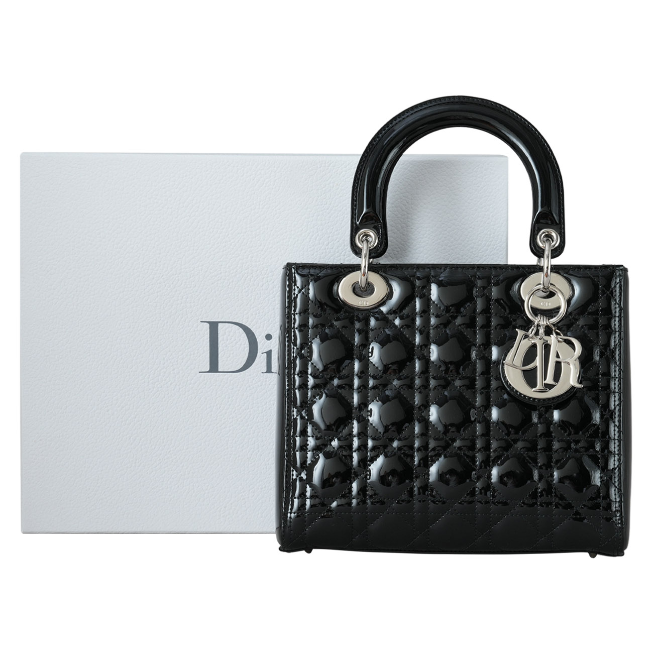 CHRISTIAN DIOR(USED)크리스찬디올 페이던트 레이디디올 까나쥬 미듐